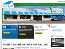 Tablet Screenshot of beachbikeshop.com